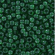 Toho rocailles 8/0 rond Transparent Grass Green - TR-08-7B
